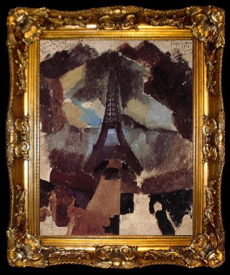 framed  Delaunay, Robert Tower, ta009-2